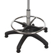 Heavy-Duty Ergonomic Stool with Adjustable Arm Rests