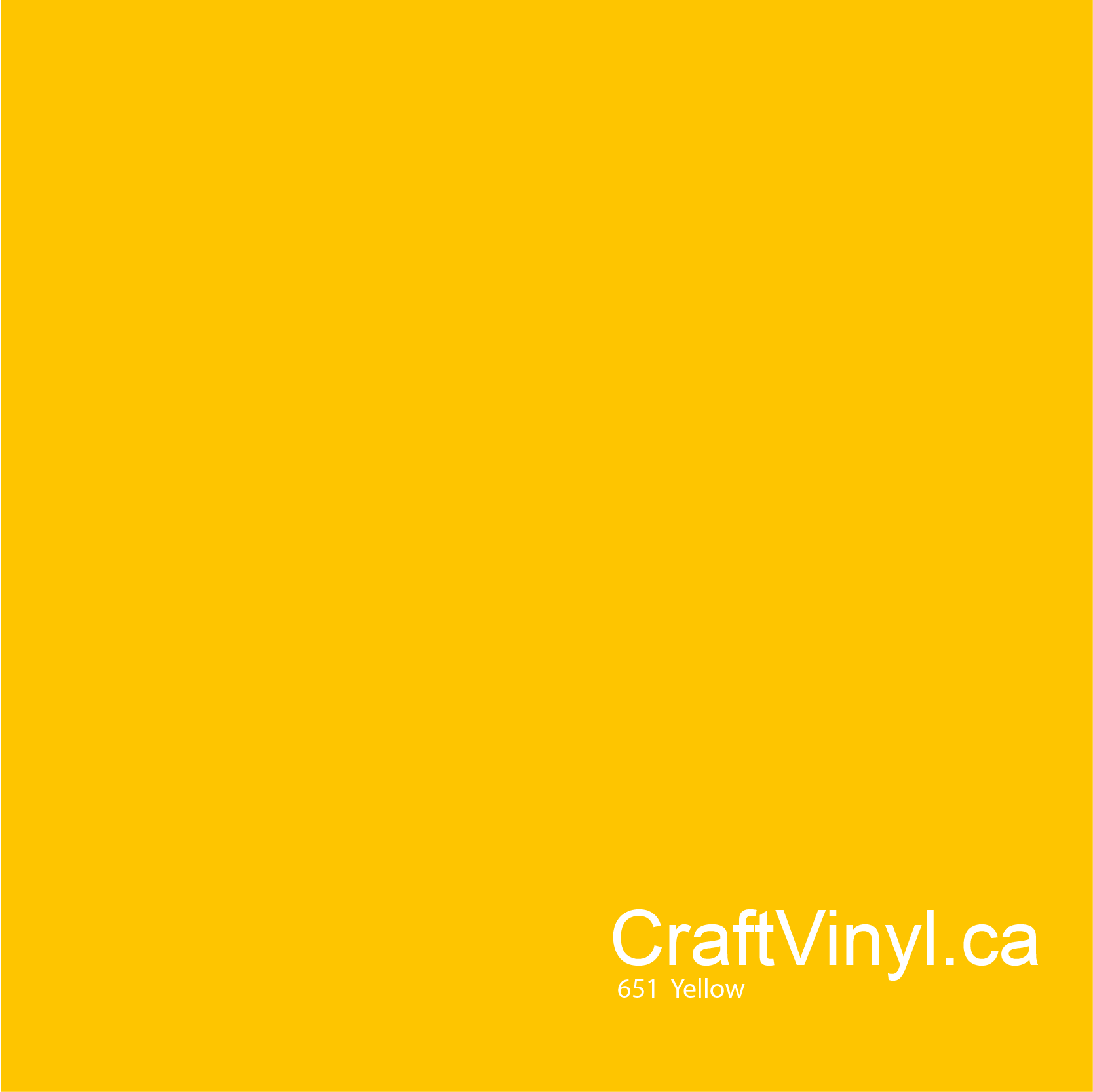 Oracal 651 Glossy Yellow #021