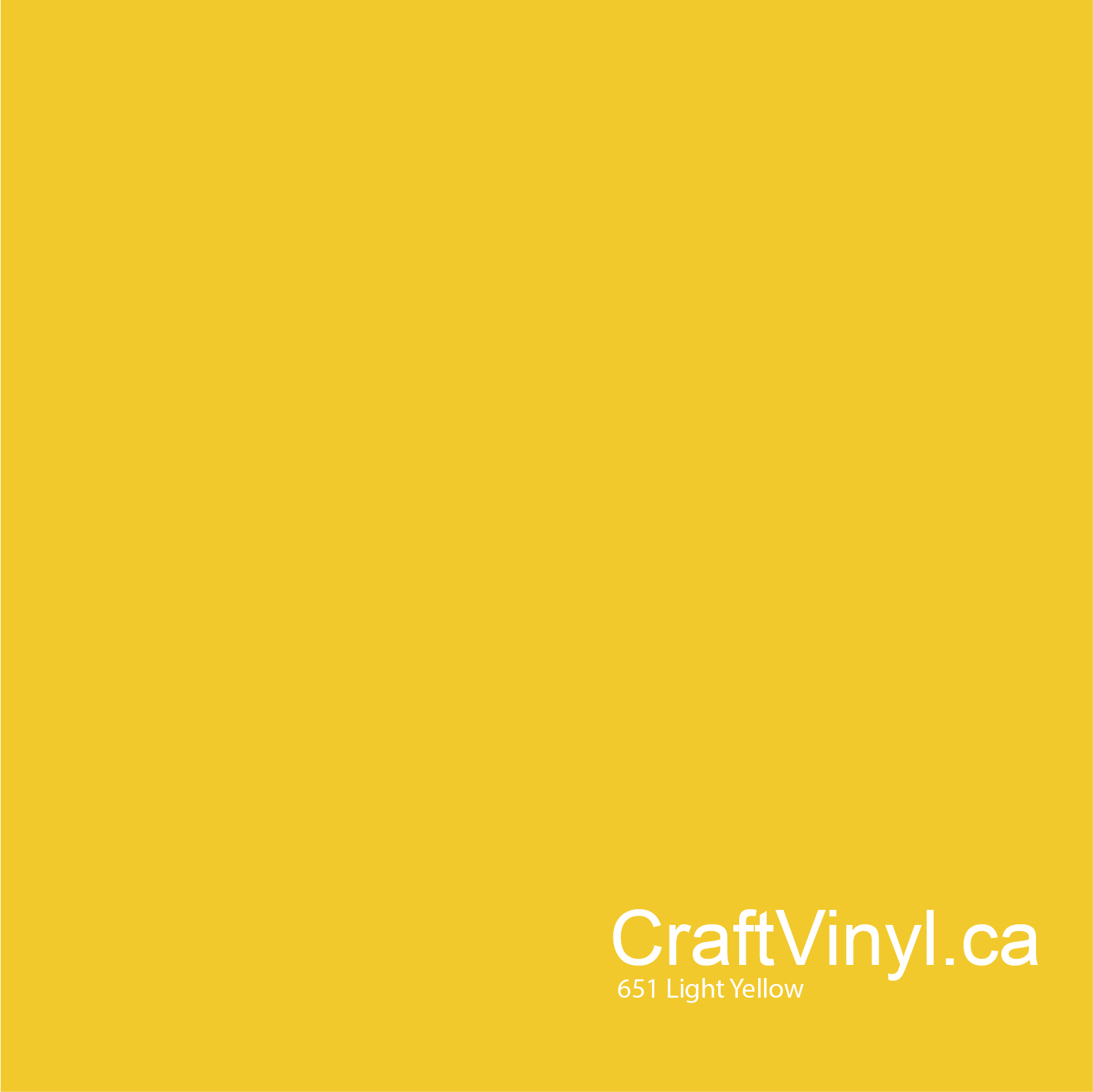 Oracal 651 Glossy Light Yellow #022