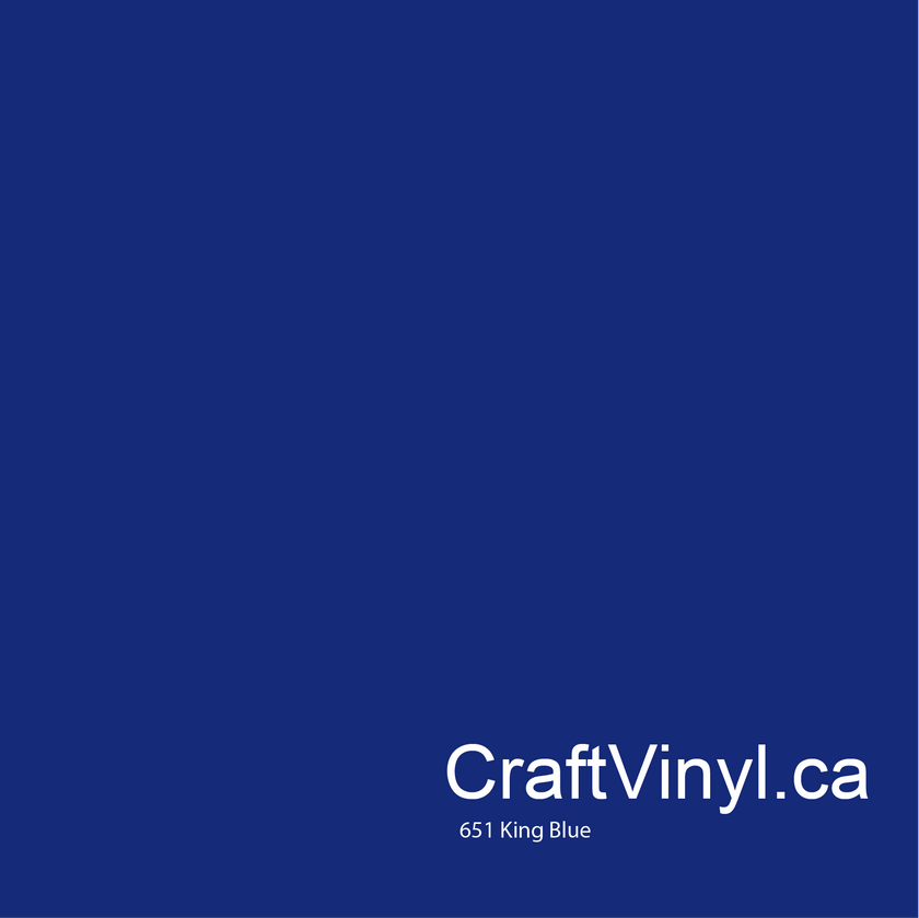 Oracal 651 Glossy King Blue Vinyl #049