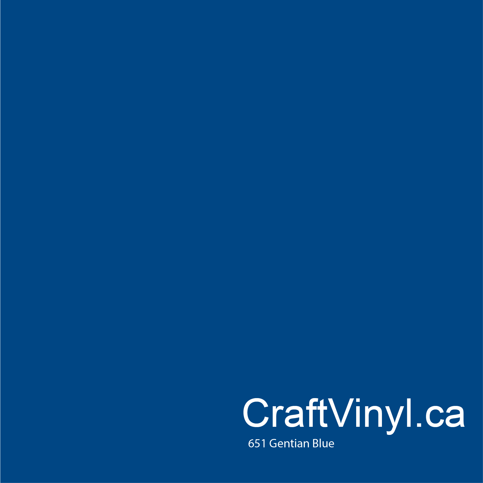 Oracal 651 Glossy Gentian Blue Vinyl #051