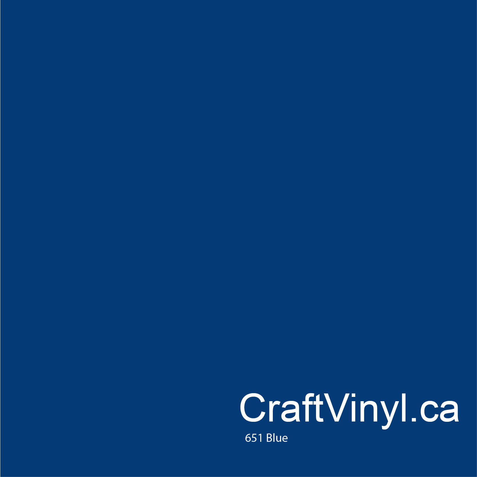Oracal 651 Glossy Blue Vinyl #067
