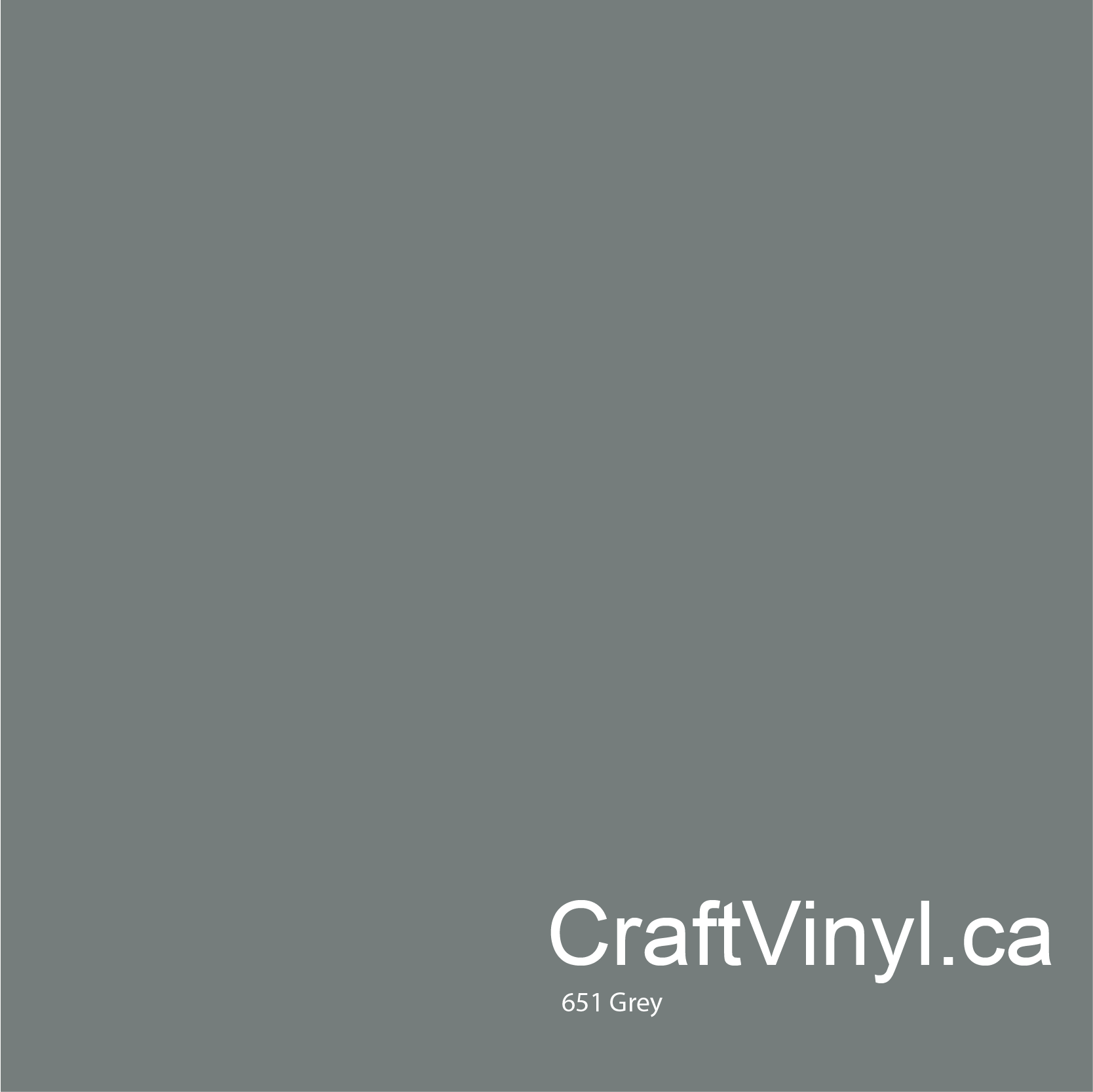 Oracal 651 Glossy Grey Vinyl #071