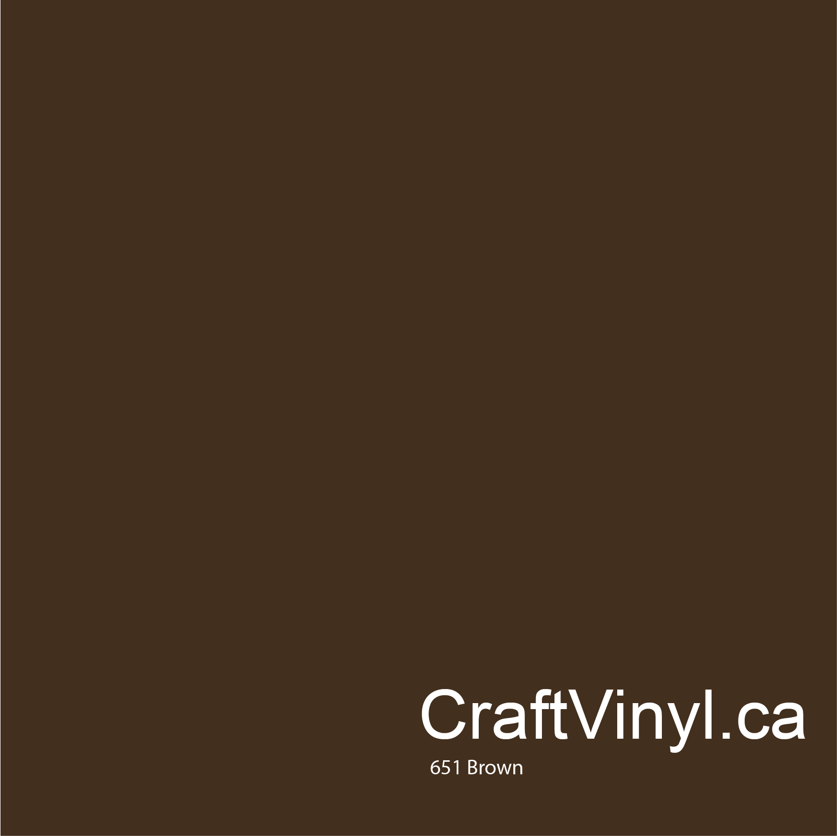 Oracal 651 Glossy Brown Vinyl #080