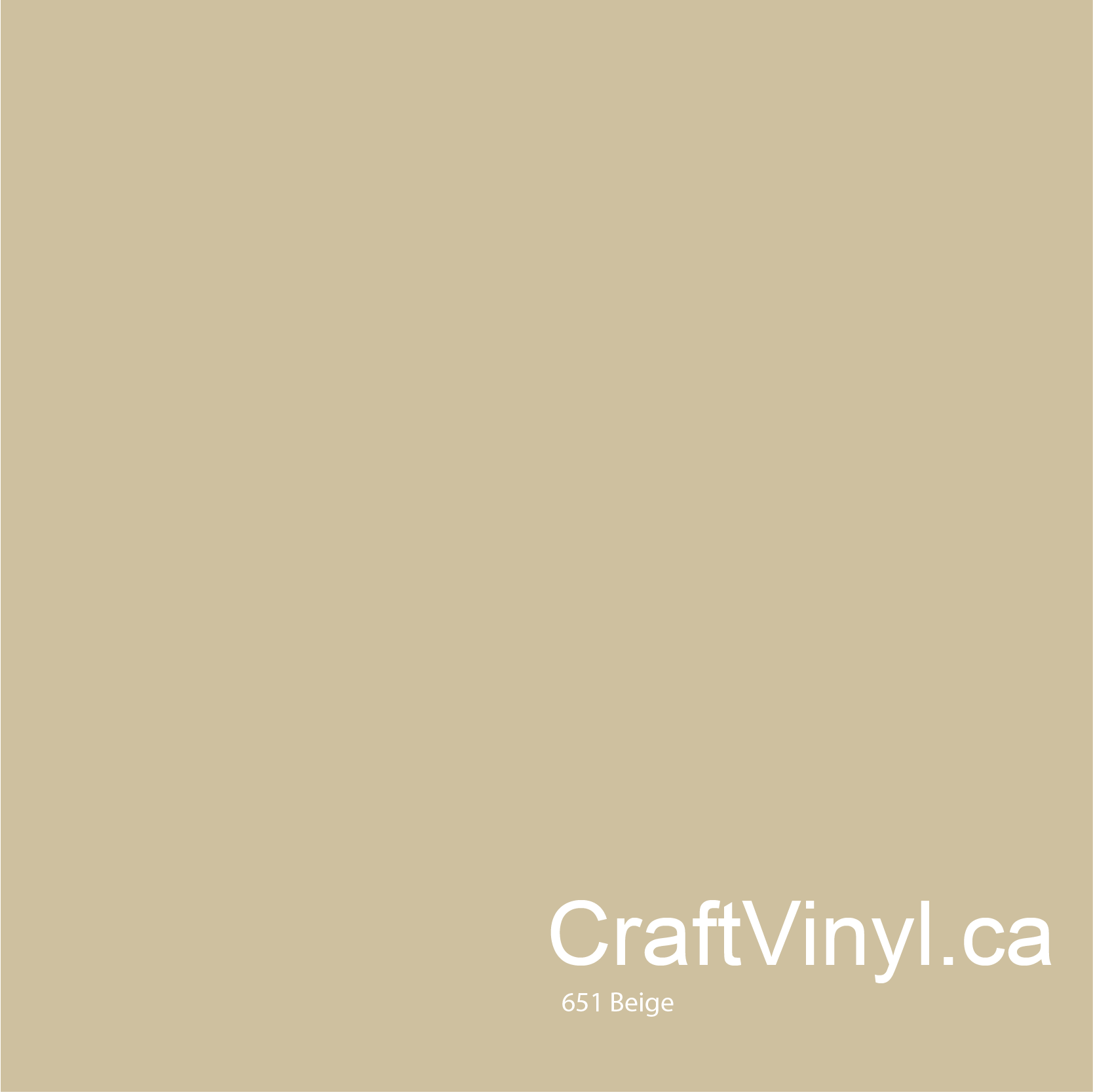 Oracal 651 Glossy Beige Vinyl #082