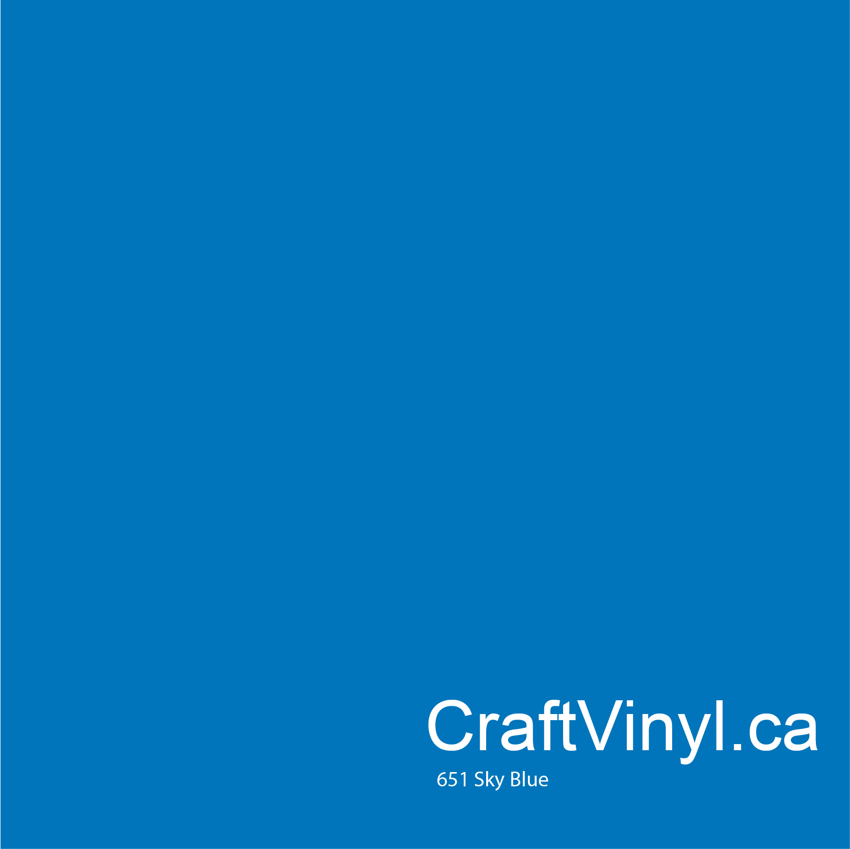 Oracal 651 Glossy Sky Blue Vinyl #084