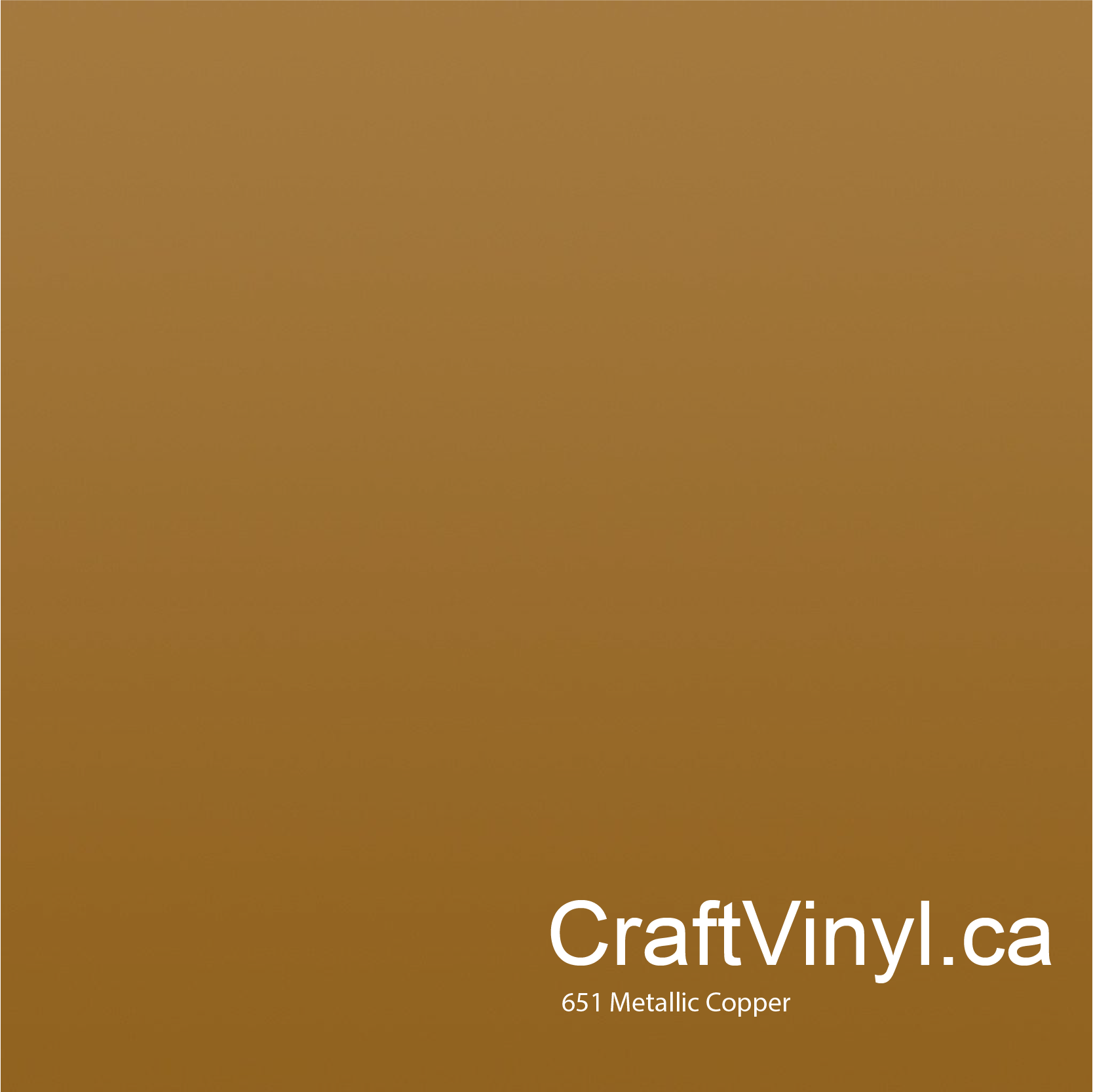 Oracal 651 Metallic Copper Vinyl #092