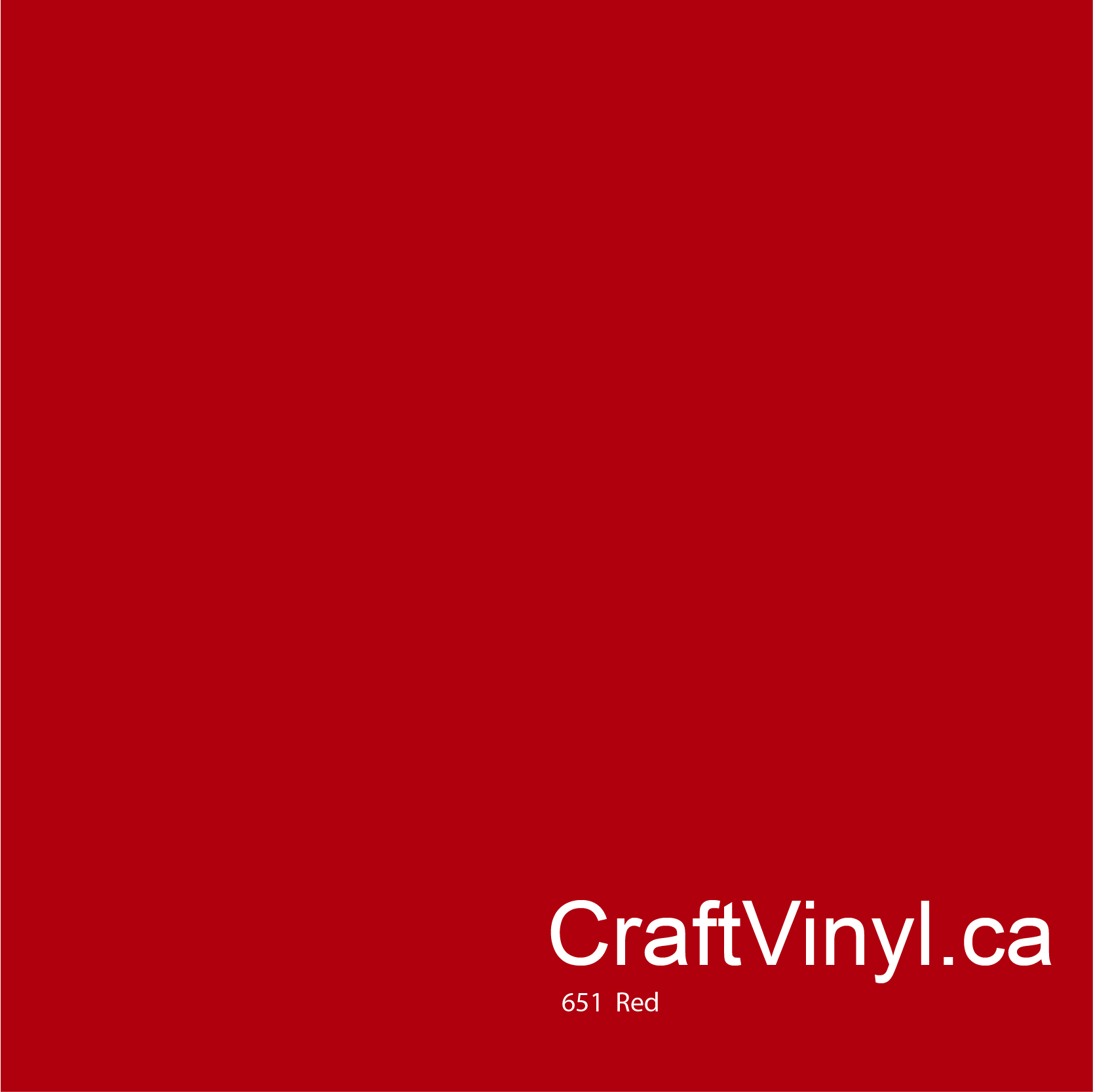 Oracal 651 Gloss Red Vinyl #031