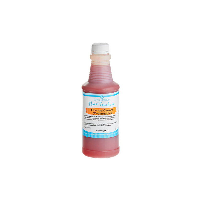 Orange Cream (also known as Dreamsicle or Creamsicle) Flavor - 4 oz. - 32 oz. - Ice Cream and Beverage Flavors - LorAnn Oils - Canadian Distribution - Ships Free Within Canada on Orders Above CAD $199