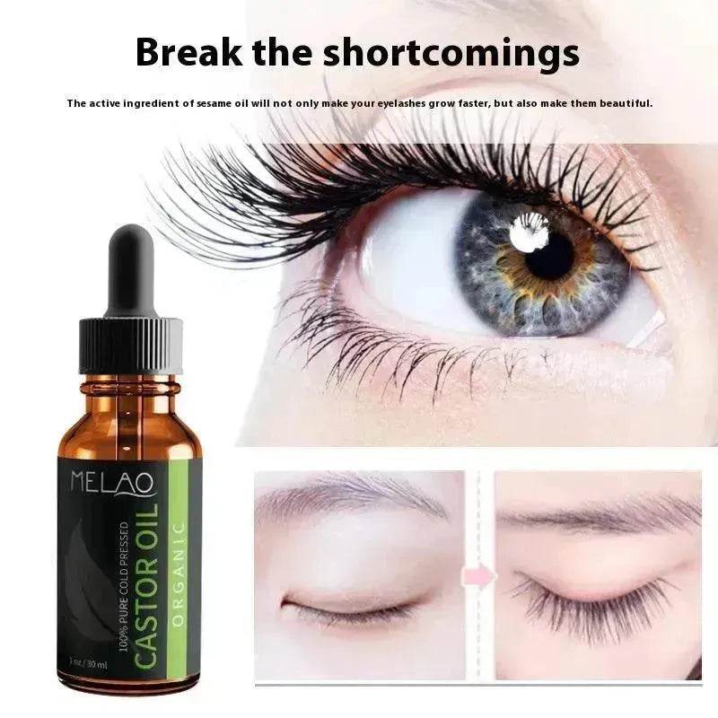 Organic Castor Oil for Hair Treatment, Repair and Nourishes Hair Follicle, Prevent Hair Loss