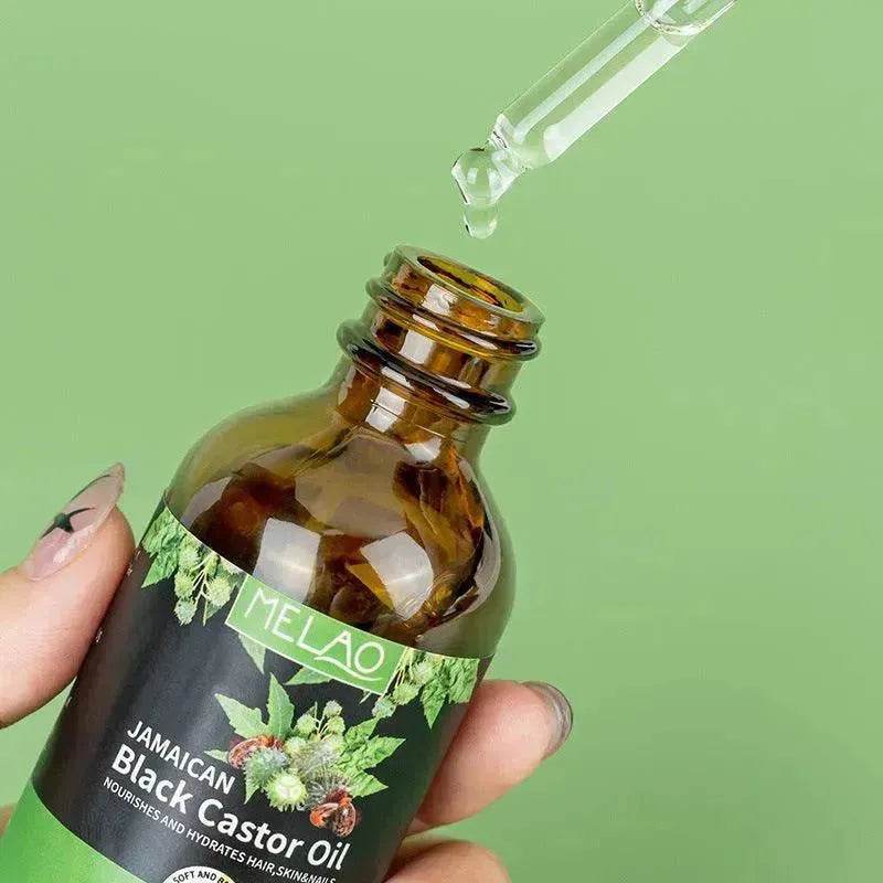 Organic Castor Oil for Hair Treatment, Repair and Nourishes Hair Follicle, Prevent Hair Loss