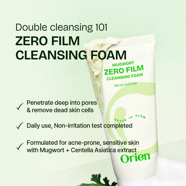 Orien Mugwort Zero Film Cleansing Foam 150ml