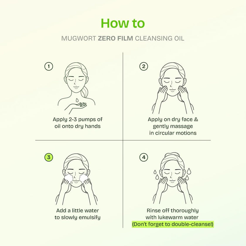Orien Mugwort Zero Flim Cleansing Oil 200ml