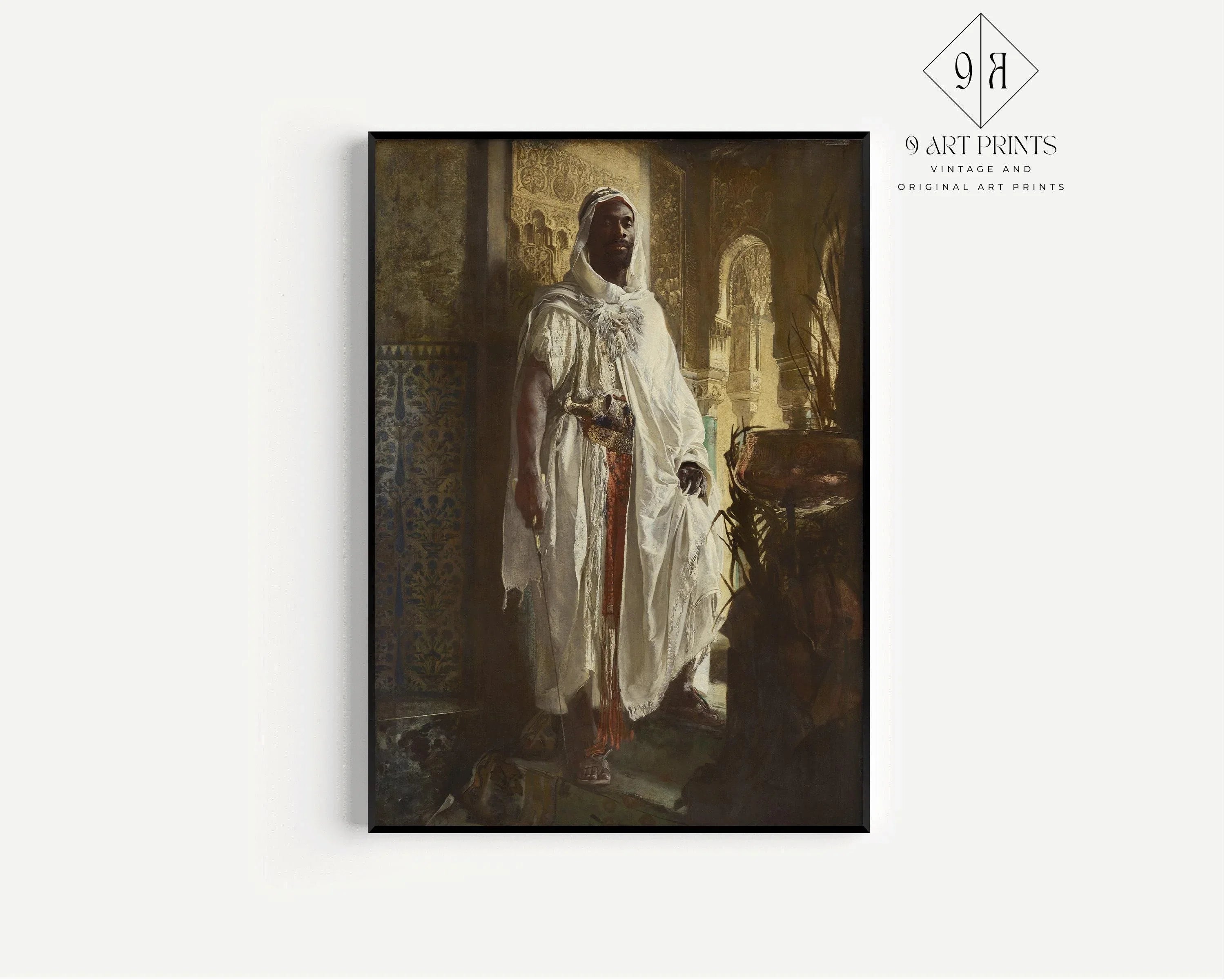 Orientalist Art Prints: Moorish Chief & King - Edouard Charlemont, Rubens