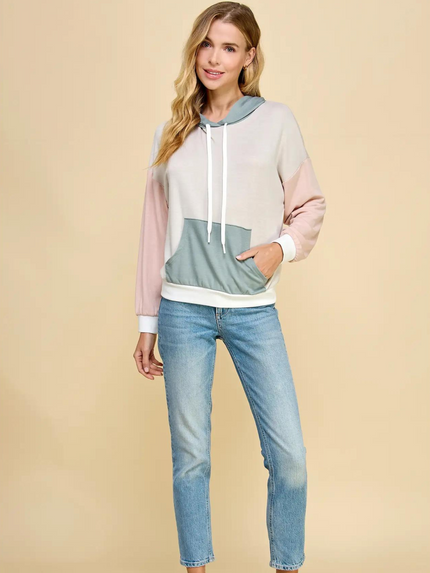 Byron Color Block Lightweight Hoodie