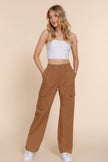 Charlie Pocket Detail Denim Cargo Long Pants