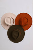 Willow Flat Brim Buckle Hat