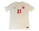 Jonathan Osorio Autographed Canada Men's National Team Nike Replica White Jersey