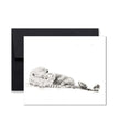 Otter with baby Greeting Card