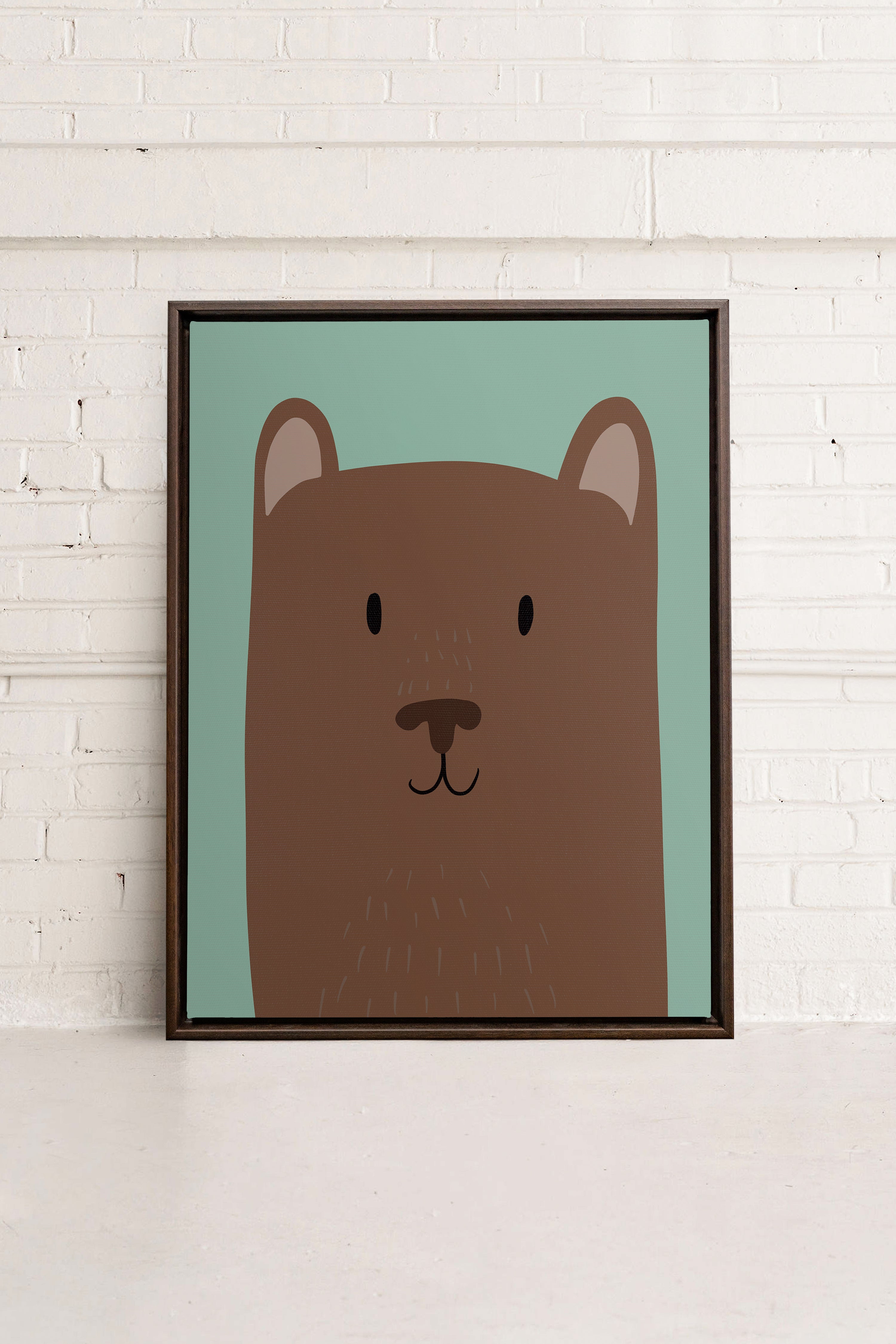OURS, Oeuvre sur toile étirée