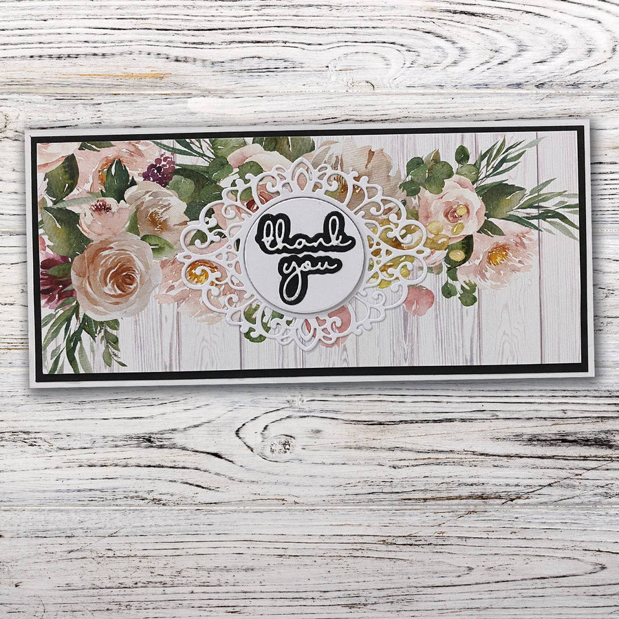 Oval Lace Frame Metal Cutting Die 19607