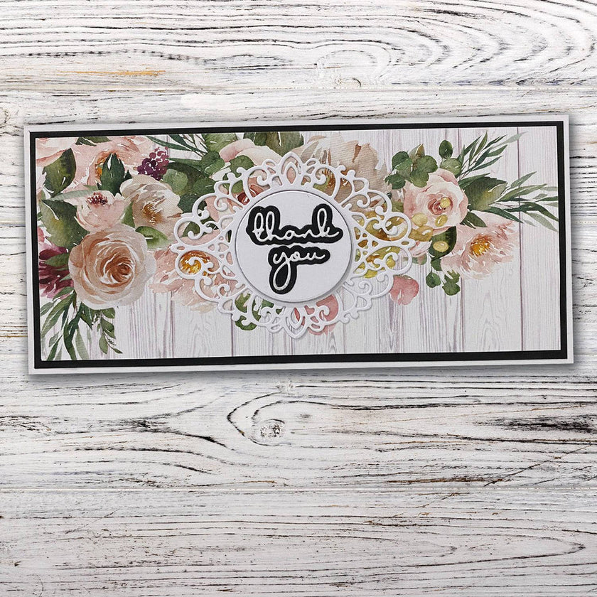 Oval Lace Frame Metal Cutting Die 19607
