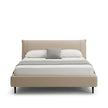 Ovalle Beige Leather Bed