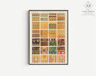 Owen Jones | STATEMENT TRIO | Vintage Pattern Art Available framed or unframed