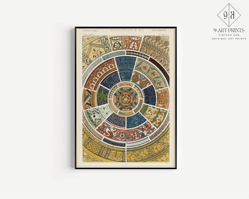 Owen Jones | STATEMENT TRIO | Vintage Pattern Art Available framed or unframed