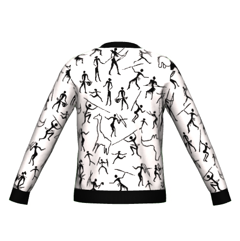 Cave Painting Knitted Sweater