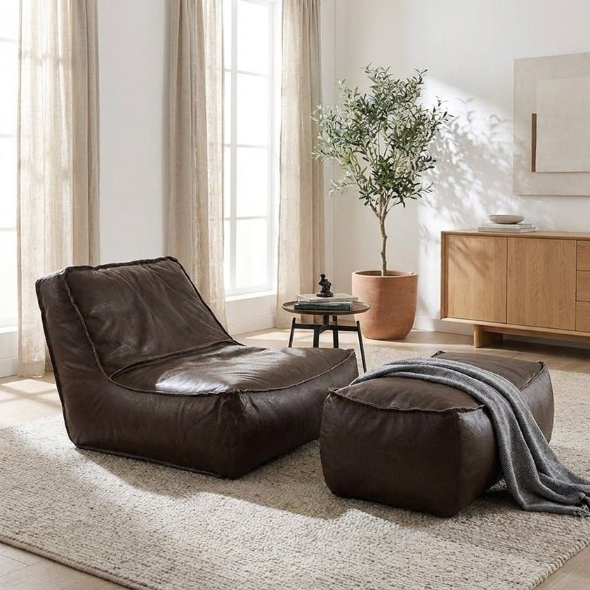 P02 Single Sofa & Ottoman Set