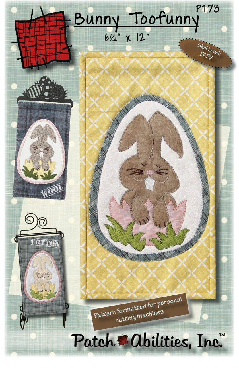 Patch Abilities - P173 Bunny Too funny Pattern