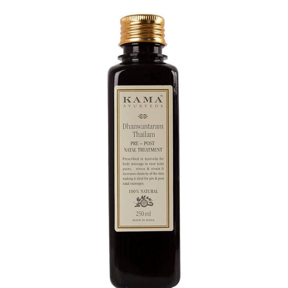 Huile de soin prénatale et postnatale Kama Ayurveda Dhanwantaram Thailam