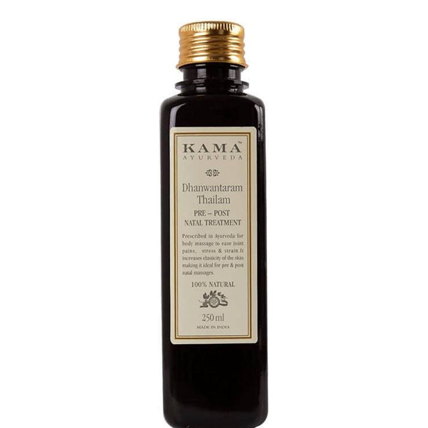 Huile de soin prénatale et postnatale Kama Ayurveda Dhanwantaram Thailam
