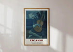 Pablo Picasso - The Old Guitarist | The Blue Period Famous Art (available handframed or unframed)