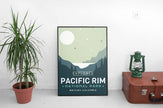 Pacific Rim National Park 'Explored' Poster, Canada Parks