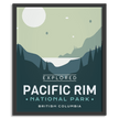Pacific Rim National Park 'Explored' Poster, Canada Parks