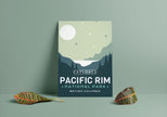 Pacific Rim National Park 'Explored' Poster, Canada Parks