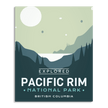 Pacific Rim National Park 'Explored' Poster, Canada Parks