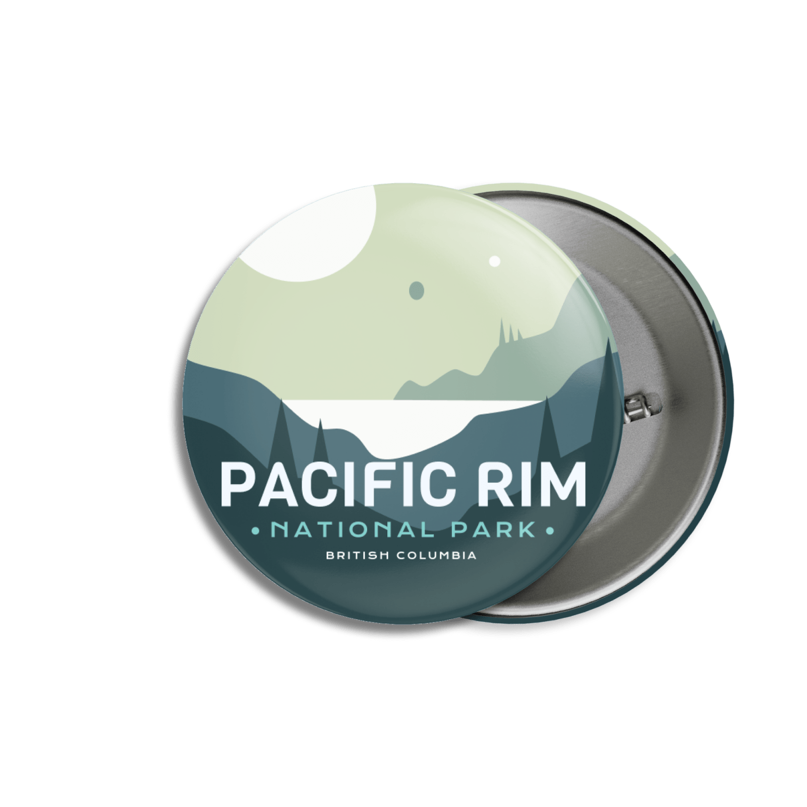 Pacific Rim National Park of Canada Pinback Button, Canada Parks