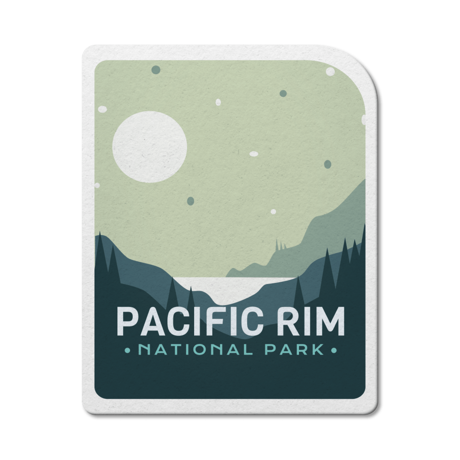 Pacific Rim National Park of Canada Waterproof Vinyl Sticker, Canada Parks