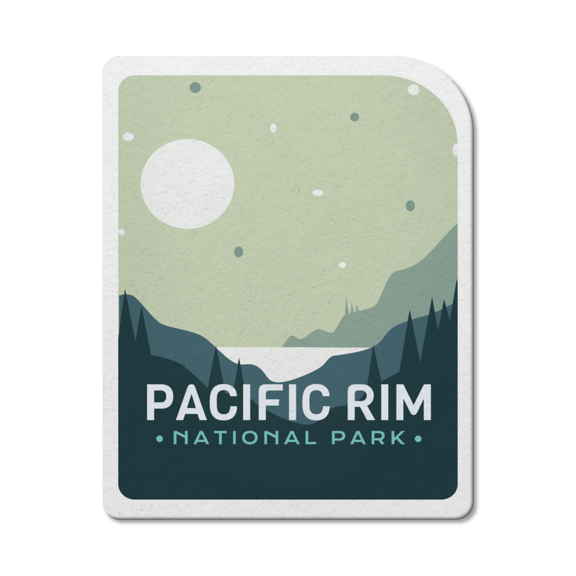Pacific Rim National Park of Canada Waterproof Vinyl Sticker, Canada Parks