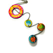 Colorful Abstract Lariat Necklace Handmade
