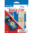 Paint Your Own Mini Race Cart Kit 5x7