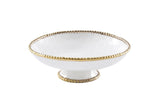 Pampa Bay - Golden Salerno Footed Serving Bowl