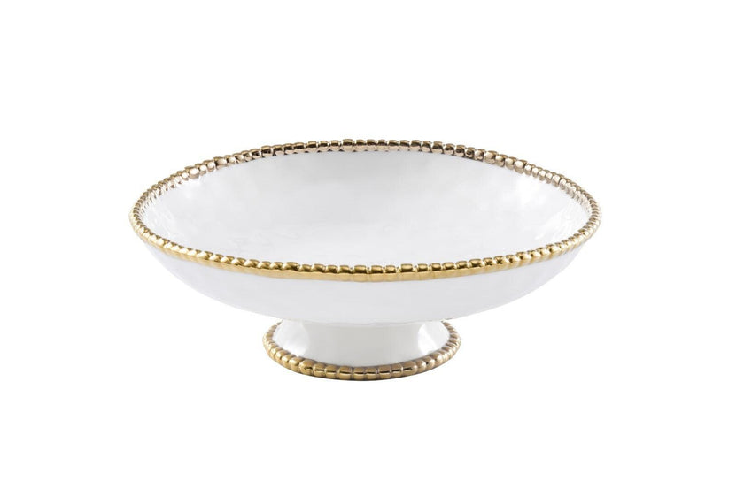 Pampa Bay - Golden Salerno Footed Serving Bowl