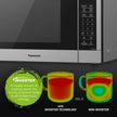 PANASONIC 1.3 CU FT Stainless Steel Genius Microwave - Refurbished with Home Essentials warranty - NN-SC678S