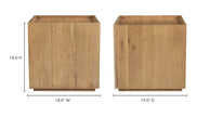 Parana Solid Wood Bed with Nightstands