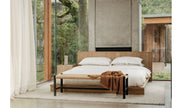 Parana Solid Wood Bed with Nightstands