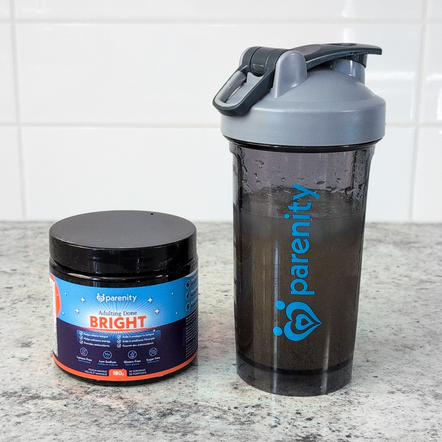 Parenity 500ml Shaker Water Bottle Water Bottle